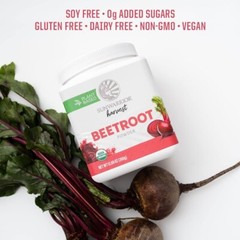 Sunwarrior Beet Root Powder Increase Stamina Blood Flow Circulation Nitric, 360g