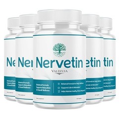 Nervetin Nerve Support Supplement Capsules Neuropathy Tingling 5 Pack 300Ct