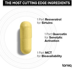 Ultra Purity NAD+ Boosting Blend with Resveratrol, Quercetin & MCT Oil