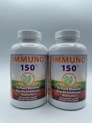 2 Bottle IMMUNO 150 THE ULTIMATE MULTI VITAMIN, IMMUNE BOOSTER. 150 CAPSULES