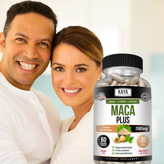 MACA Plus Supplement 60ct, Assist Sexual Well-being, Healthy Energy & Endurance