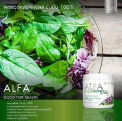 Real Elixir Alfa Chlorophyll Plus 100% Natural Fiber Detox Rich Vitamins 100g