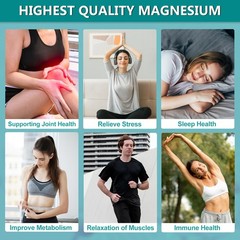 CANLIST Magnesium Glycinate Supplements 450mg for Bone & 90 Count (Pack of 1)