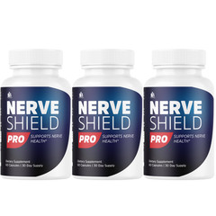 Nerve Shield Pro Nerve Health Support, Healthy Nerves Official- 3 Bottles