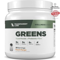 Organic Prebiotic Greens: Spirulina, Chlorophyll, Detox Support – 30 Servings