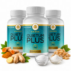 Quietum Plus Supplement Herbal Blend w/ Turmeric, Ginger Boswellia (3 Bottles)