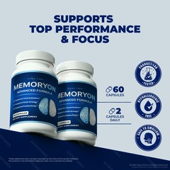 MemoryOn Capsules – Memory On Brain Focus Support Supplement 60ct