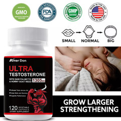 ULTRA Testosterone Booster Capsules – Libido, Energy, Muscle Growth Enhancer