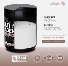 Premium Multi Collagen Peptides Protein Powder (1, 2, 3, 5 & 10) with Vitamin C,