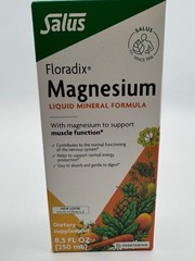 Floradix Magnesium Liquid Mineral Formula 8.5 fl oz 250ml Salus EXP: 5/2028