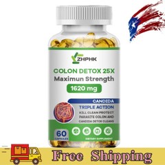 Colon Cleanse Super Flush All Organic Herbs Flush Pounds Lose Weight Detox Caps