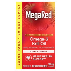 2 X Schiff, MegaRed®, Omega-3 Krill Oil, 500 mg, 90 Softgels