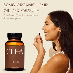 CLEA Midlife Focus Menopause Supplement for Brain Fog Trusted by Dr Suzanne…