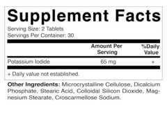 Vitamatic Potassium + Iodide 65 mg ~ 60 ct ~ Thyroid Support ~ 03/2025