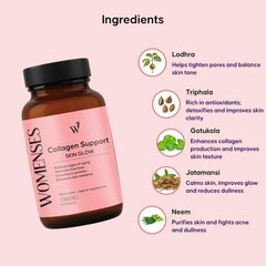 3 Pack W.OMENSES Collagen Capsules 60 Count Vegan