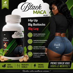 Black Maca Plus Maximum Butt & Hips Pills – Aguaje + Maca