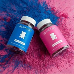 BEARVANA Combo Gummies – Women’s Support & Fitness Aid, Delicious Berry Flavor+