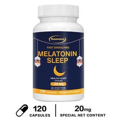 Melatonin Sleep 120pcs – Deep Sleep Formula, Fall Asleep Faster, Relaxation