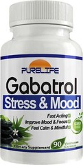 PureLife Gabatrol, Fast Acting Stress and Mood Formula, 90 Capsules