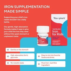 SEALED ~ Iron Supplement for Kids & Toddlers, Hypoallergenic 120 Srvngs EX 06/27