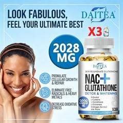 NAC Glutathione Collagen Supplement – Anti-Aging, Antioxidant & Anti-Allergy NEW