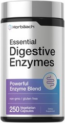 Horbäach Essential Digestive Enzymes | 250 Capsules | 250 Count (Pack of 1)
