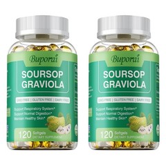 Soursop Graviola 240pcs – Support Respiratory System & Digestion, Healthy Skin