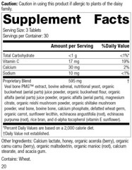 Standard Process Cataplex C Immune Support, Adrenal Support, 90 Tablets