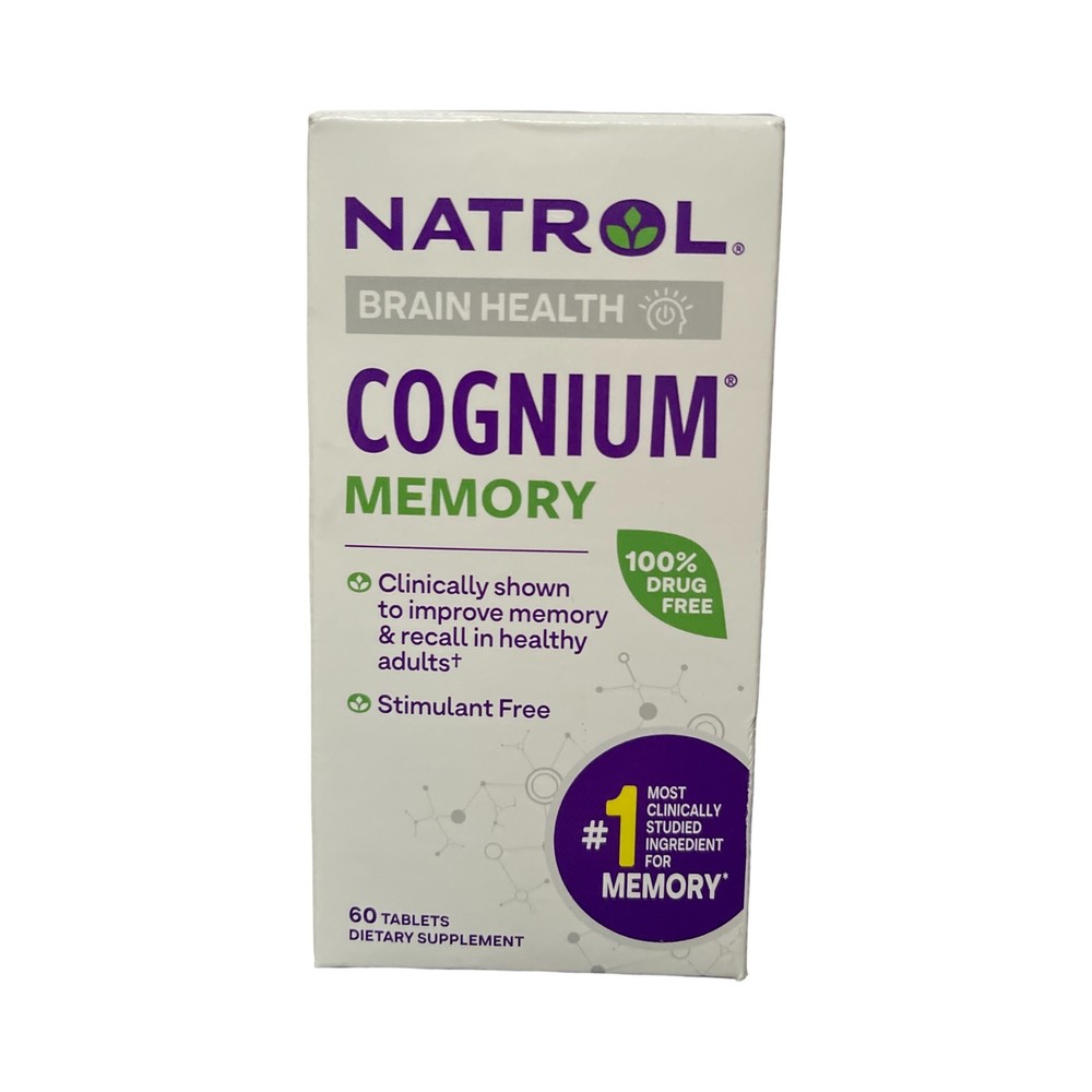 Natrol Cognium Memory Supplement Tablet 60ct. – Exp 12/26