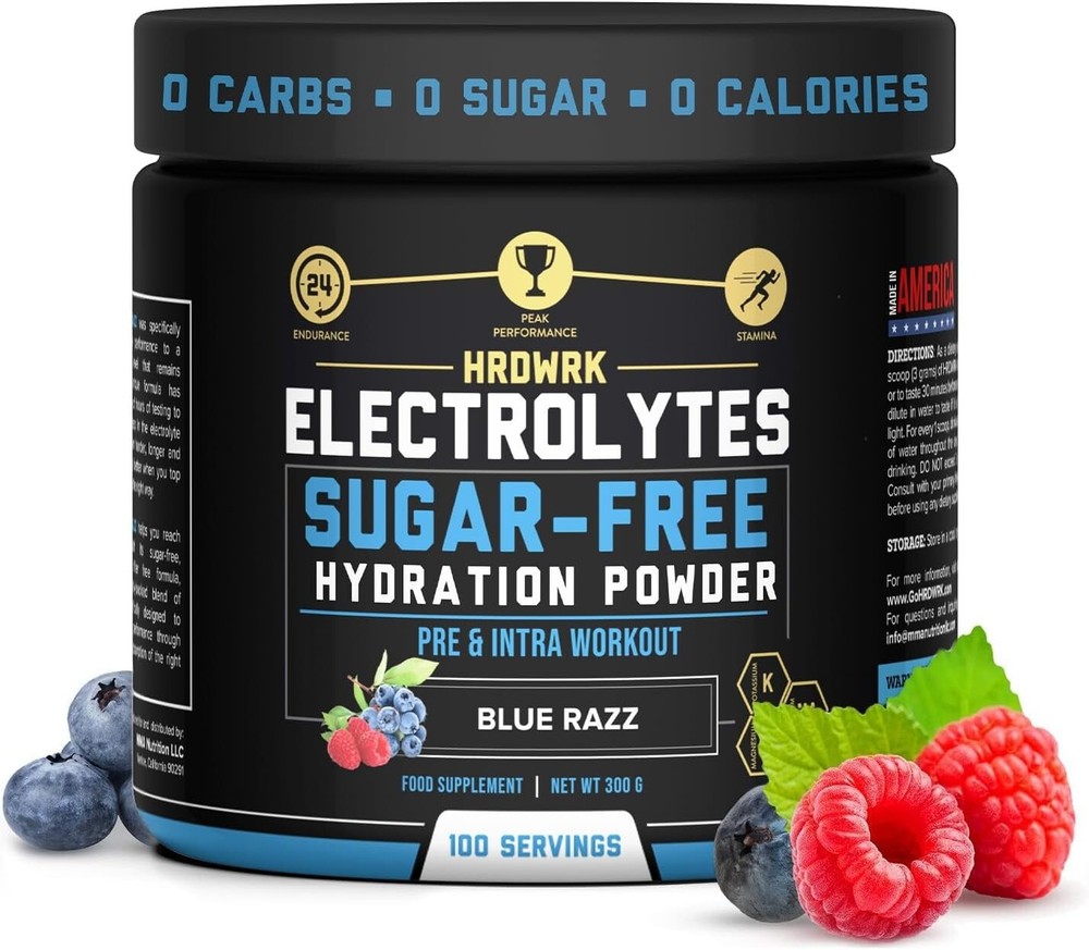 HRDWRK Electrolytes Powder with Magnesium, Potassium