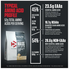 Dymatize Super Mass Gainer Vanilla 12LB 52g Protein
