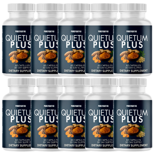 Quietum Plus Tinnitus Relief Hearing Health Wellness Supplement, 10 Bottles