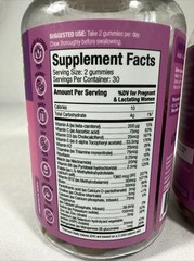 Qty (2) Suku Vitamins The Complete Prenatal Multivitamins 60 Gummies 8/2025