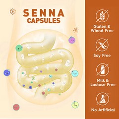 Senna Capsules 3000mg – Colon Cleansing, Detox, Weight Loss, Constipation Relief