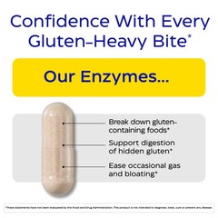 GlutenEase – Digestive Enzyme Supplement for Women & Men, Gluten & Casein Sen…
