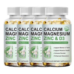 NEW Calcium Magnesium Zinc with Vitamin D3 Support Strong Bone & Muscle Health
