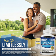 Magnesium Complex 1000mg Calcium Supplements Sleep Support Muscles Stress Relief