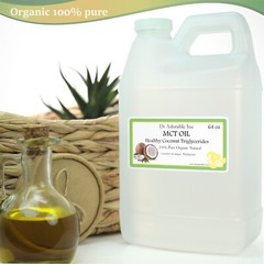 64 OZ PURE PREMIUM MCT OIL 100% COCONUT SOURCED VEGAN NATURAL by DR.ADORABLE