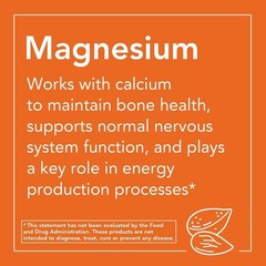 NOW Foods Magnesium Citrate 120 Capsules – Vegan Formula for Enzyme & Nervous sy