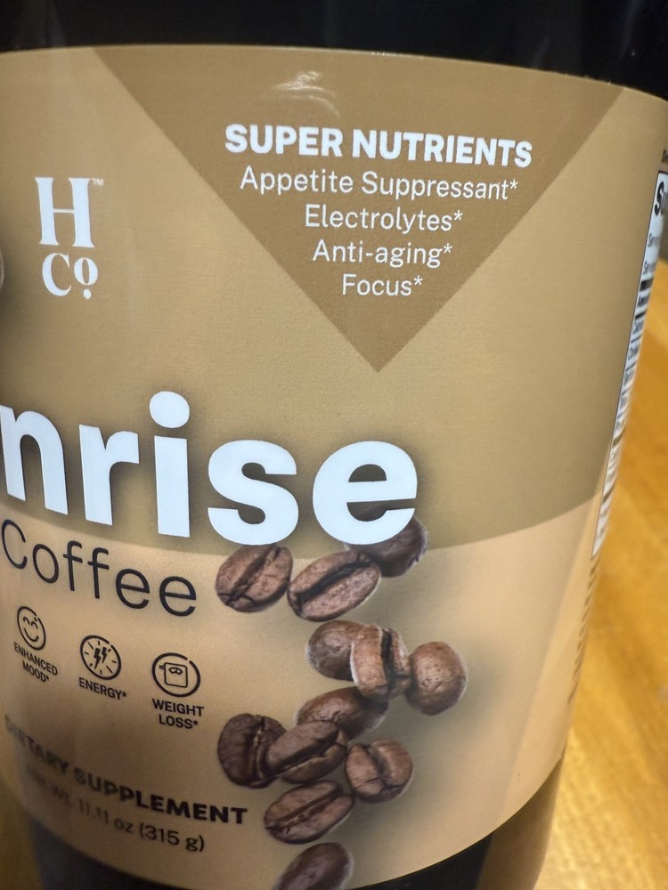 The Happy Co Elevacity Elevate Sunrise Coffee Low caffeine weight management