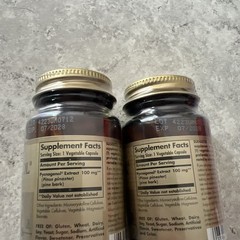 2X Solgar Pycnogenol 100mg Vegetable Capsule – 30 Count (02306) EXP 07/2028