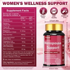 Multi-Symptom Menopause Relief Metabolism & Balance PCOS hot flashes menopause