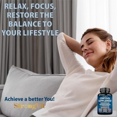 Cortisol Manager, Cortisol Blocker, Reduce Cortisol. Adrenal, Thyroid & Cortisol