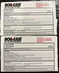 Boil Ease Pain Relieving Ointment, 2 Pack, NEW, See Description