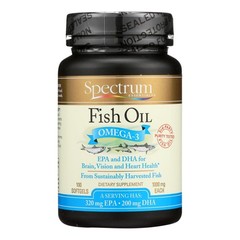 Spectrum Essentials Omega-3 Fish Oil Dietary Supplement – 1 Each – 100 Cap