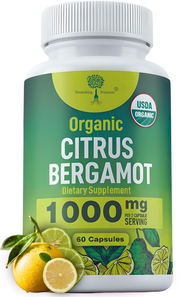 Organic Citrus Bergamot Supplement – Only USDA, Cardiologist Formulated with …