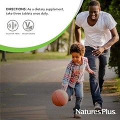NaturesPlus Source of Life ULTRA Multivitamin 180 Tablets Whole Food Lutein Enzy