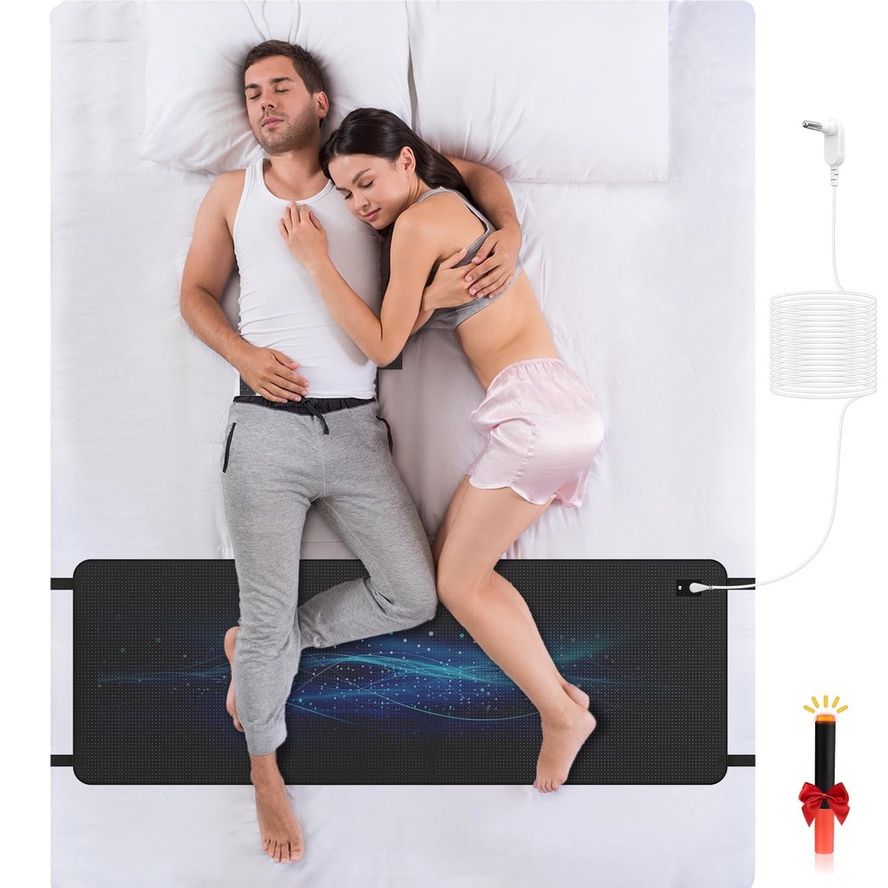 Grounding Mat for Bed – Improve Sleep, Boost Energy, Relieve Stress & Pain