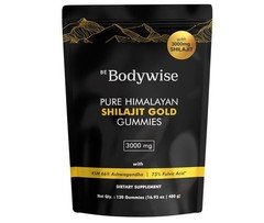 Be Bodywise Pure Himalayan Shilajit Gummies Gold I No Added Sugar I Ashwagand…