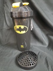 Smartshake Lite Justice League Batman Protein Shaker Bottle 800ml/27oz NEW